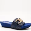 Sandalia Kess 23259 Trenzado Royal Blue de Mujer
