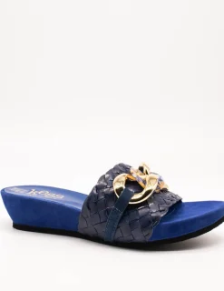 Sandalia Kess 23259 Trenzado Royal Blue de Mujer
