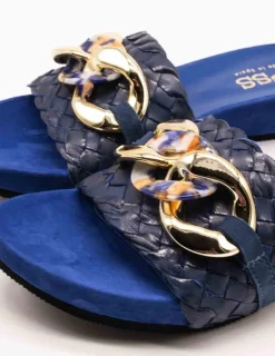 Sandalia Kess 23259 Trenzado Royal Blue de Mujer