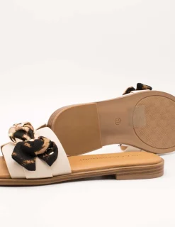 Sandalia Lola Casademunt 2405016-105 Crudo-Marrón de Mujer