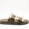 Sandalia Noa Harmon 009937-0033 Marcia Kaki de Mujer