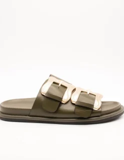 Sandalia Noa Harmon 009937-0033 Marcia Kaki de Mujer