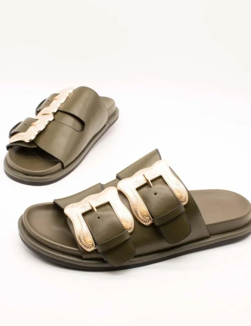 Sandalia Noa Harmon 009937-0033 Marcia Kaki de Mujer