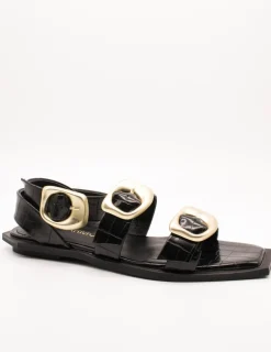 Sandalia Noa Harmon 9701 Rica Negro de Mujer