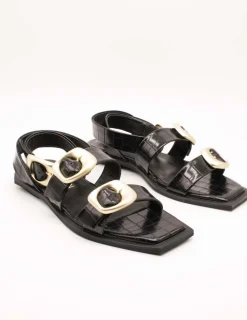 Sandalia Noa Harmon 9701 Rica Negro de Mujer