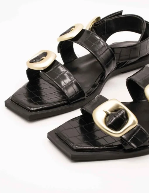 Sandalia Noa Harmon 9701 Rica Negro de Mujer