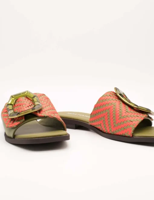 Sandalia Noa Harmon 009984-0M33 Squash Multi Kaki de Mujer