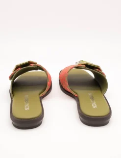 Sandalia Noa Harmon 009984-0M33 Squash Multi Kaki de Mujer