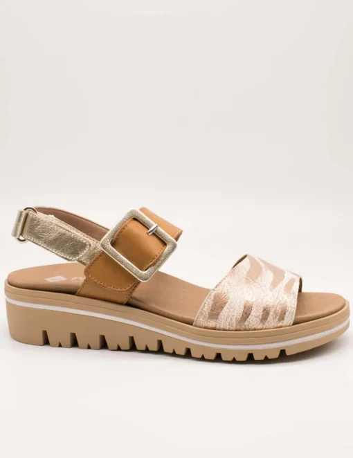 Sandalia Pie Santo 240773 Beige de Mujer
