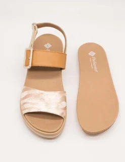 Sandalia Pie Santo 240773 Beige de Mujer