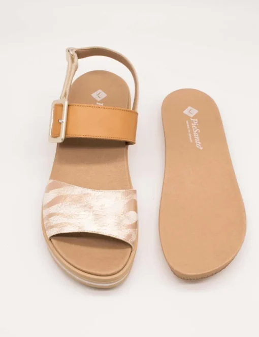 Sandalia Pie Santo 240773 Beige de Mujer