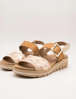 Sandalia Pie Santo 240773 Beige de Mujer