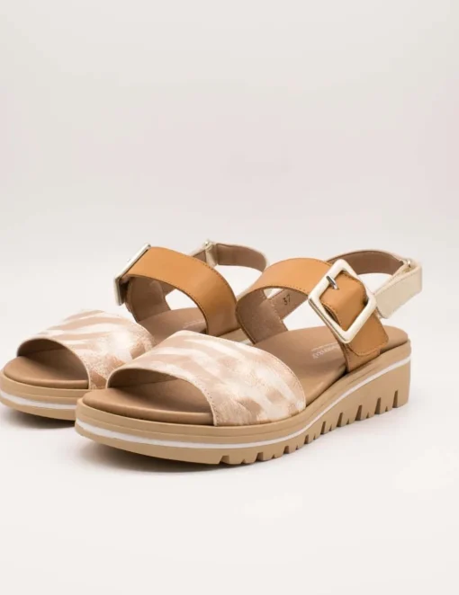 Sandalia Pie Santo 240773 Beige de Mujer