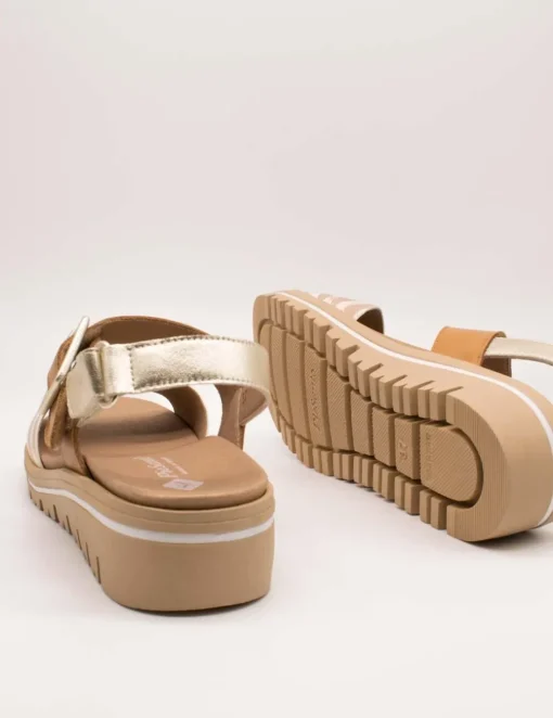 Sandalia Pie Santo 240773 Beige de Mujer