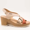 Sandalia Pikolinos W3B-1518CPC1 Arenales Marfil de Mujer