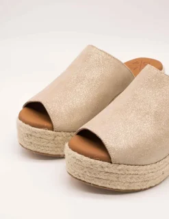 Sandalia Popa Arenita Boreal Oro de Mujer