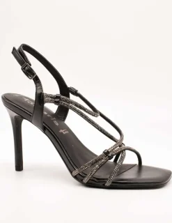 Sandalia Tamaris 28332-20 - 012 Black Metallic de Mujer