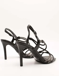 Sandalia Tamaris 28332-20 - 012 Black Metallic de Mujer
