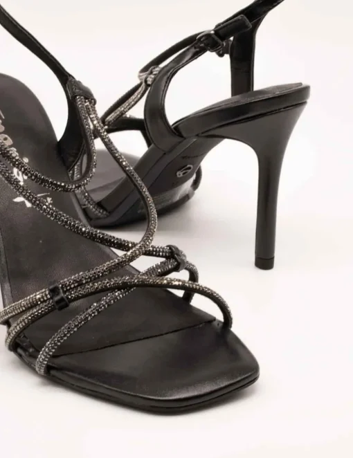 Sandalia Tamaris 28332-20 - 012 Black Metallic de Mujer