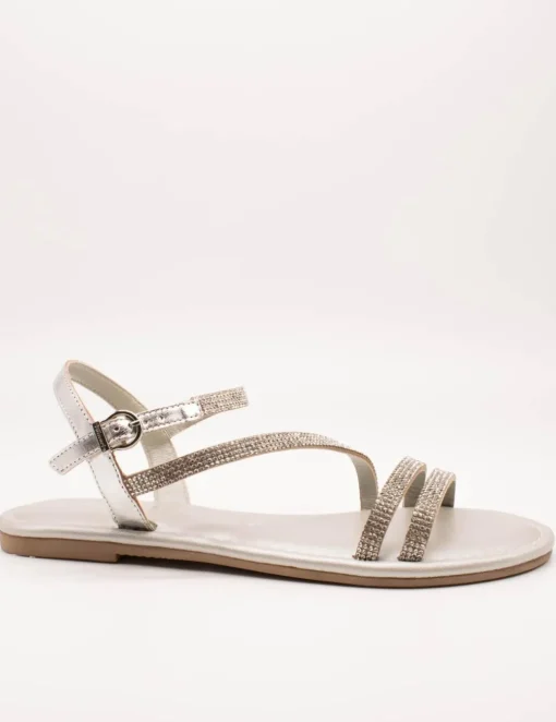 Sandalia Tamaris 28113-42-919 Silver Glam de Mujer