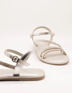 Sandalia Tamaris 28113-42-919 Silver Glam de Mujer