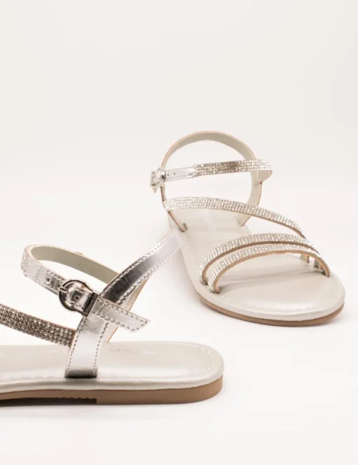 Sandalia Tamaris 28113-42-919 Silver Glam de Mujer