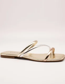 Sandalia Tiziana 1101 Combi-platino de Mujer