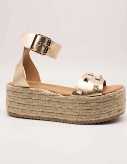 Sandalia Tiziana 322 Metal Champany de Mujer