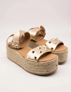 Sandalia Tiziana 322 Metal Champany de Mujer