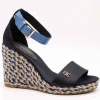 Sandalia Tommy Hilfiger FW07914-0G3 Blue Mix de Mujer
