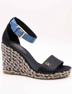 Sandalia Tommy Hilfiger FW07914-0G3 Blue Mix de Mujer