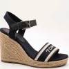 Sandalia Tommy Hilfiger FW08046-DW6 Space Blue de Mujer