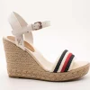 Sandalia Tommy Hilfiger FW0FW07086-YBL White de Mujer