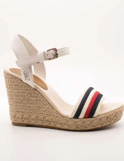 Sandalia Tommy Hilfiger FW0FW07086-YBL White de Mujer