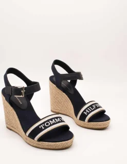 Sandalia Tommy Hilfiger FW08046-DW6 Space Blue de Mujer