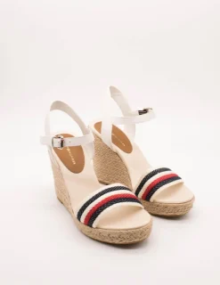 Sandalia Tommy Hilfiger FW0FW07086-YBL White de Mujer