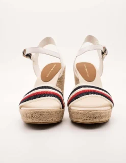 Sandalia Tommy Hilfiger FW0FW07086-YBL White de Mujer