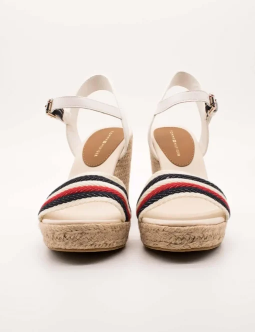 Sandalia Tommy Hilfiger FW0FW07086-YBL White de Mujer