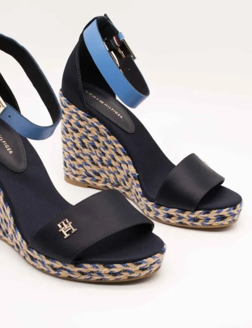 Sandalia Tommy Hilfiger FW07914-0G3 Blue Mix de Mujer