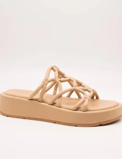 Sandalia Wonders AT-3401 Sheep Natural de Mujer