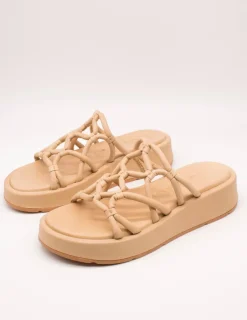 Sandalia Wonders AT-3401 Sheep Natural de Mujer