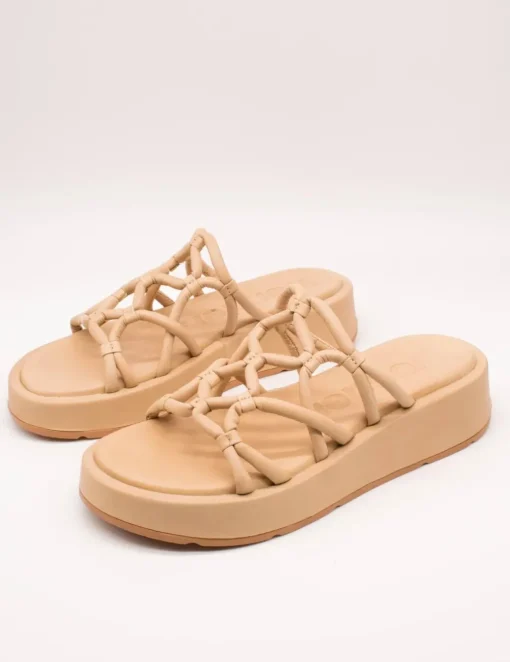 Sandalia Wonders AT-3401 Sheep Natural de Mujer