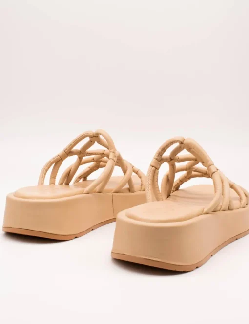 Sandalia Wonders AT-3401 Sheep Natural de Mujer