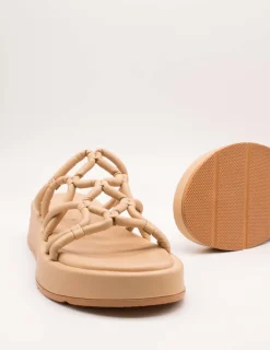 Sandalia Wonders AT-3401 Sheep Natural de Mujer