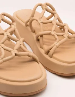 Sandalia Wonders AT-3401 Sheep Natural de Mujer