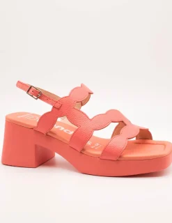Sandalia Wonders D-1020 Wild Coral de Mujer