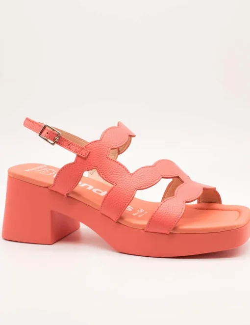 Sandalia Wonders D-1020 Wild Coral de Mujer