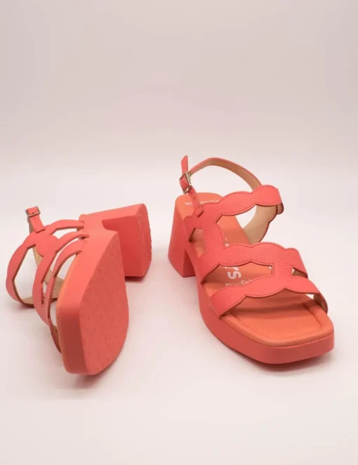 Sandalia Wonders D-1020 Wild Coral de Mujer