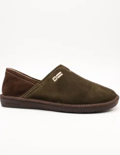 Zapatilla Nordikas 2134 Afelpado Kaki de Hombre