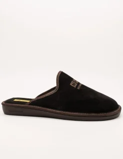 Zapatilla Nordika´s 236 afelpado negro nevada de hombre.